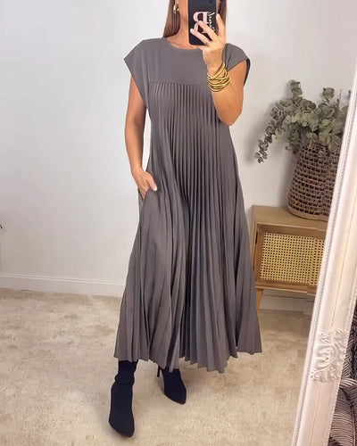 ELEONORA | Plissiertes ärmelloses Kleid, Elegant und zeitlos