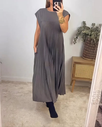 ELEONORA | Plissiertes ärmelloses Kleid, Elegant und zeitlos