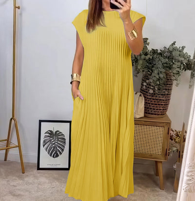 ELEONORA | Plissiertes ärmelloses Kleid, Elegant und zeitlos