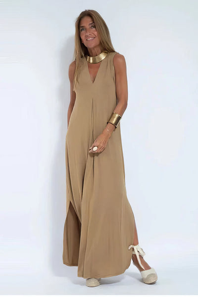 ELISE | Elegantes Langes Kleid mit Passendem Cardigan als Geschenk