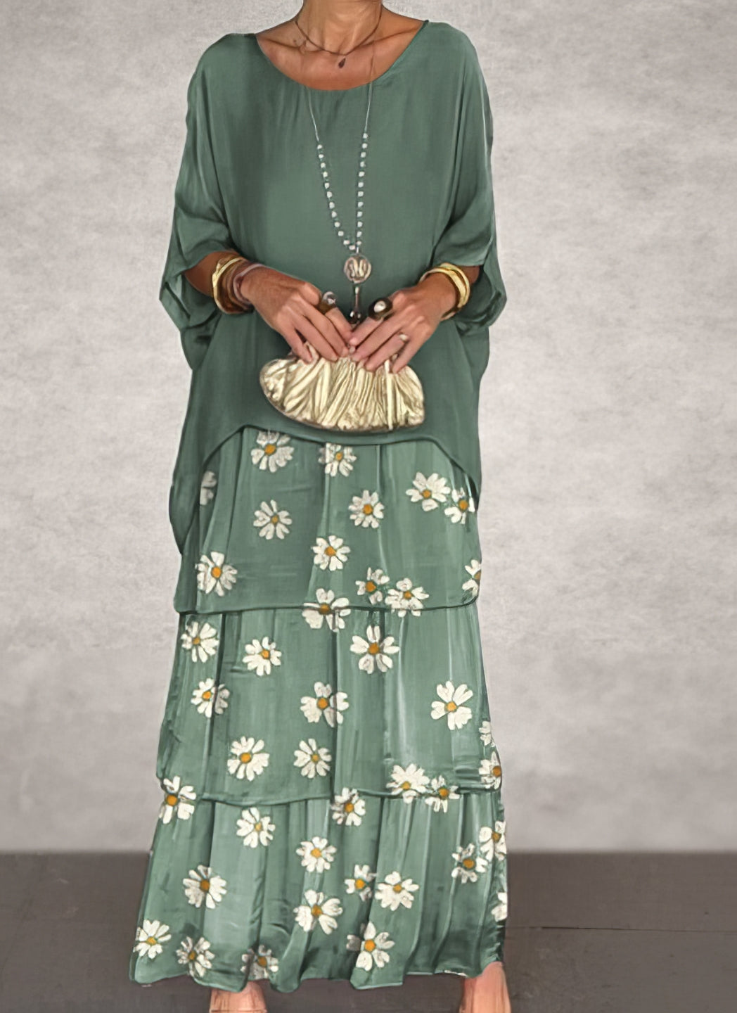 Caroline | Elegantes Maxikleid Bequem für Alle Anlässe
