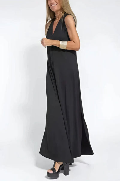 ELISE | Elegantes Langes Kleid mit Passendem Cardigan als Geschenk