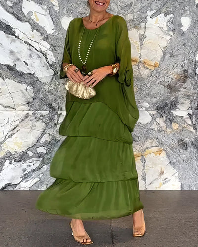 Caroline | Elegantes Maxikleid Bequem für Alle Anlässe