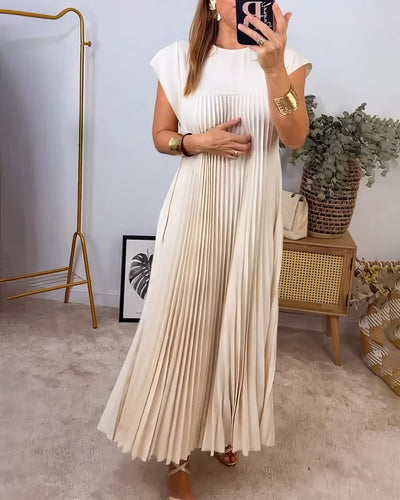 ELEONORA | Plissiertes ärmelloses Kleid, Elegant und zeitlos