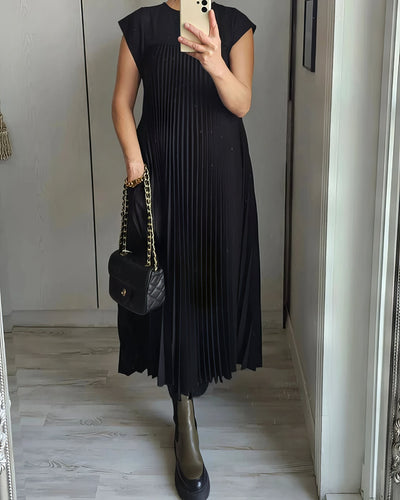 ELEONORA | Plissiertes ärmelloses Kleid, Elegant und zeitlos